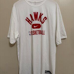 Nike NBA Atlanta Hawks ATL Team Issue Player T-Shirt White DA9424-100 Men 2XL-T